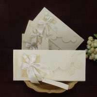 Ivory Embossing Wedding Invitations